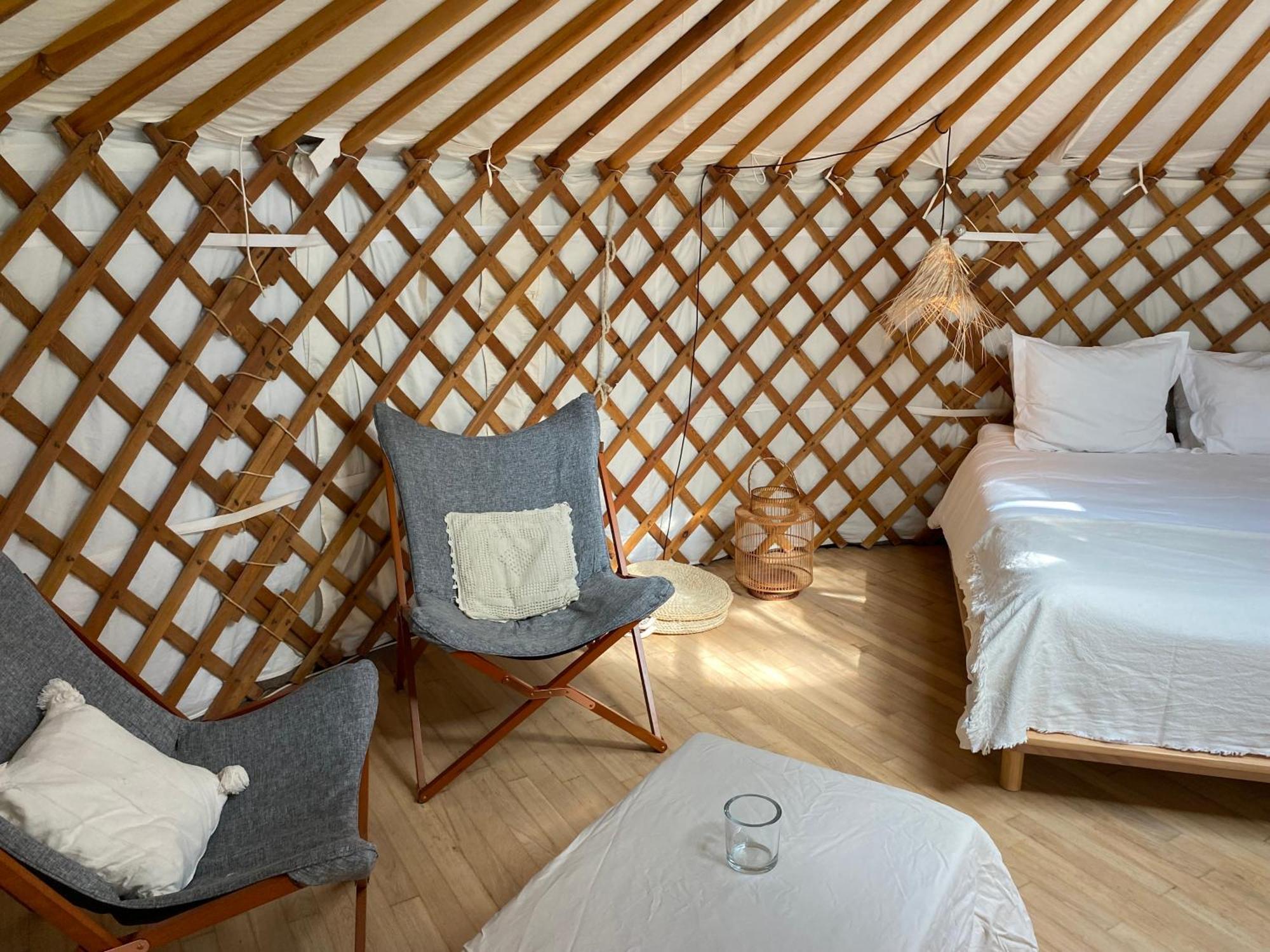 Ons Yurt Huisje In Het Bos Hollandsche Rading Εξωτερικό φωτογραφία