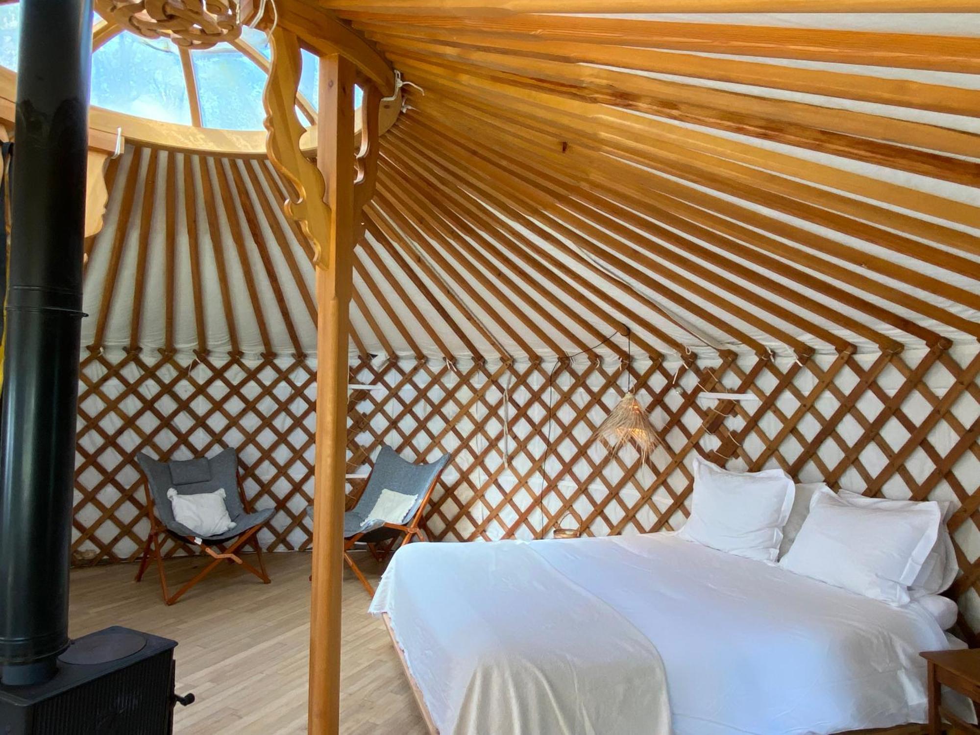 Ons Yurt Huisje In Het Bos Hollandsche Rading Εξωτερικό φωτογραφία